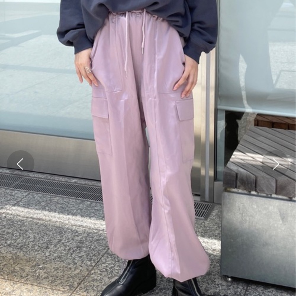 Japan Brand ONEWAY Satin Pink cargo pants